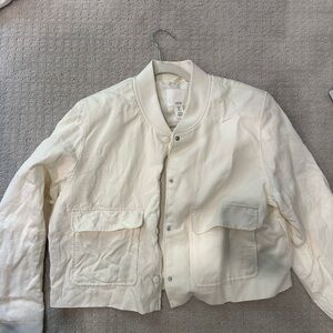 H&M Woman’s Off-White Bomber Jacket